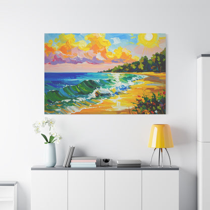 Tranquil Seacsape - Canvas