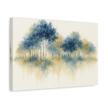 Floating Aspen and Birch Forest Canvas