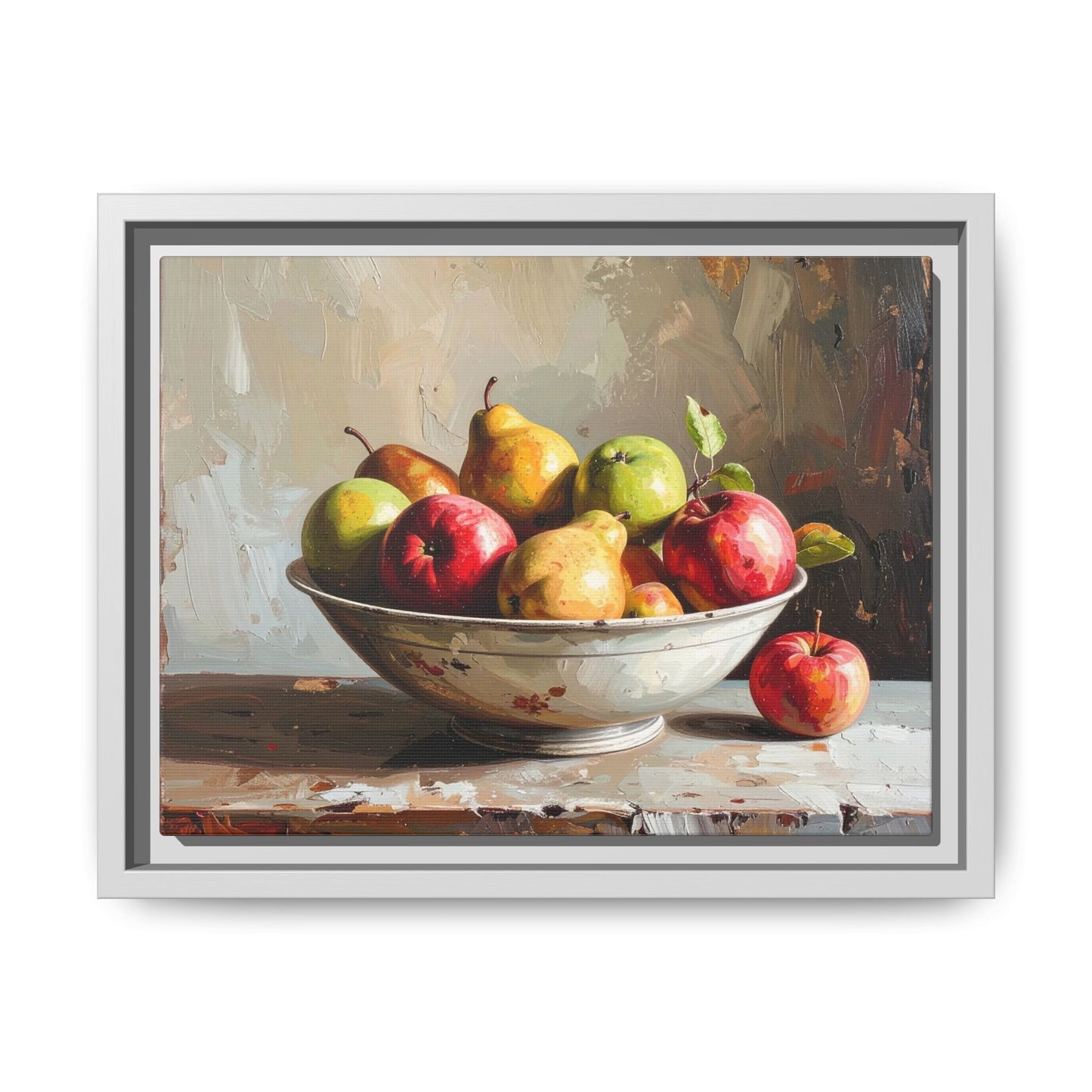 Farmhouse Fruit Bowl - Framed Canvas