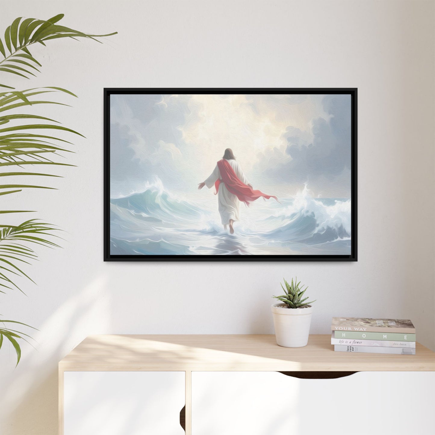 Faith Over Fear - Framed Canvas