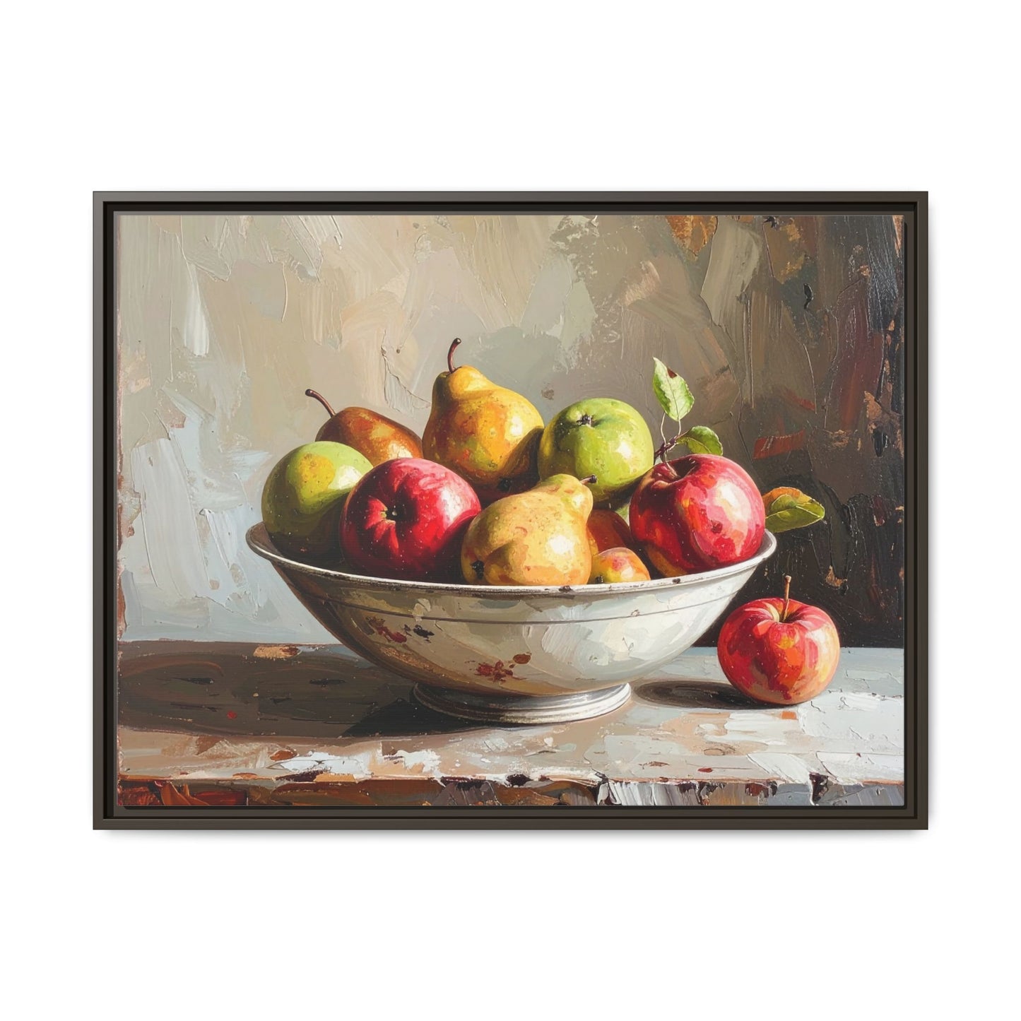 Farmhouse Fruit Bowl - Framed Canvas