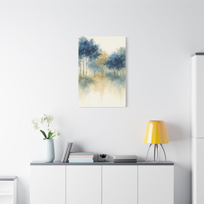 Floating Aspen and Birch Forest Canvas