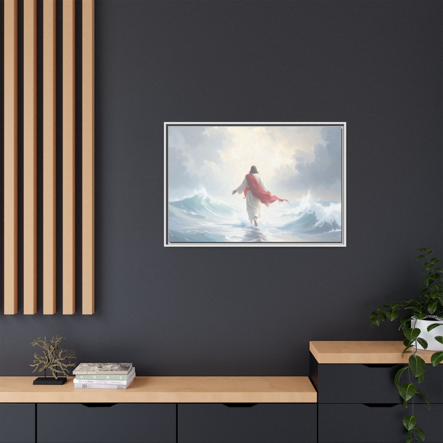 Faith Over Fear - Framed Canvas