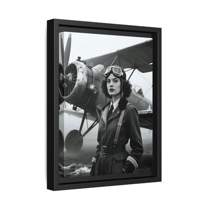 Lady of the Sky - Framed Canvas