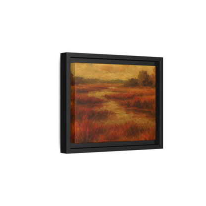 Fall Marsh - Framed Canvas