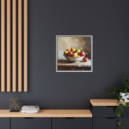 Farmhouse Fruit Bowl - Framed Canvas