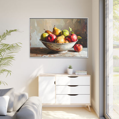 Farmhouse Fruit Bowl - Framed Canvas