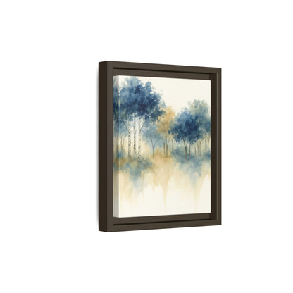 Floating Aspen and Birch Forest - Framed Canvas