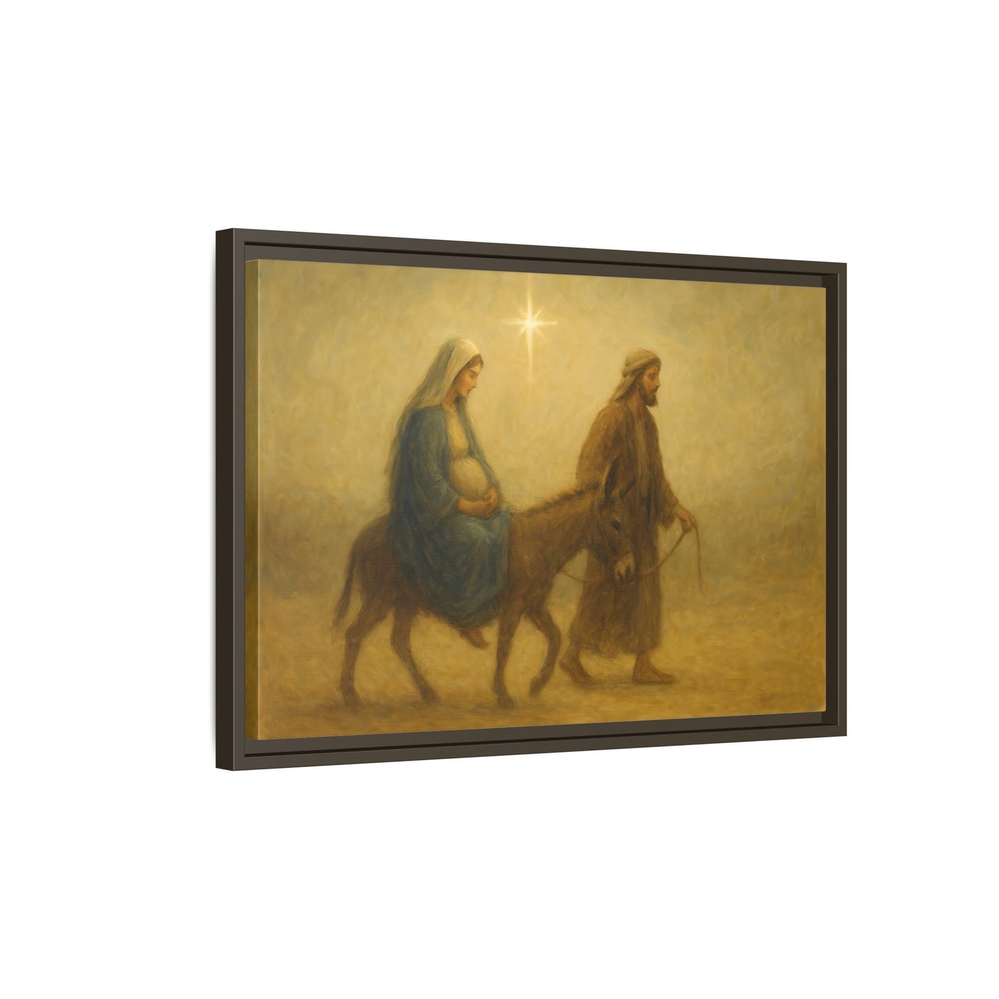 Journey to Bethlehem - Framed Canvas