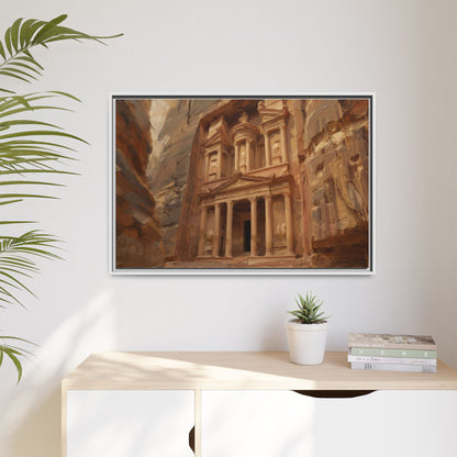 Petra - Framed Canvas