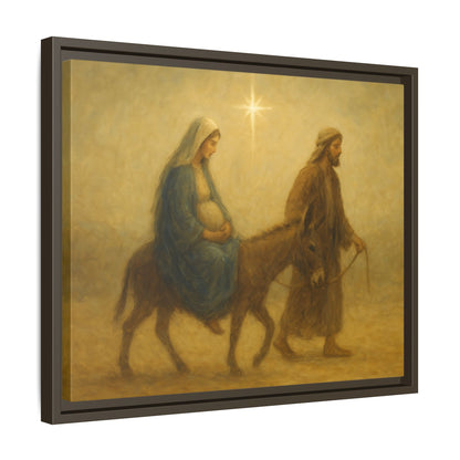 Journey to Bethlehem - Framed Canvas
