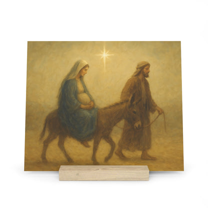 Journey to Bethlehem - Gallery Board with Stand