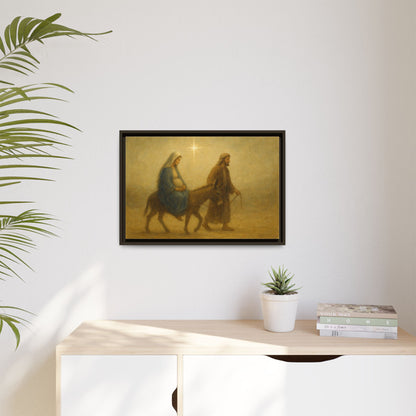 Journey to Bethlehem - Framed Canvas