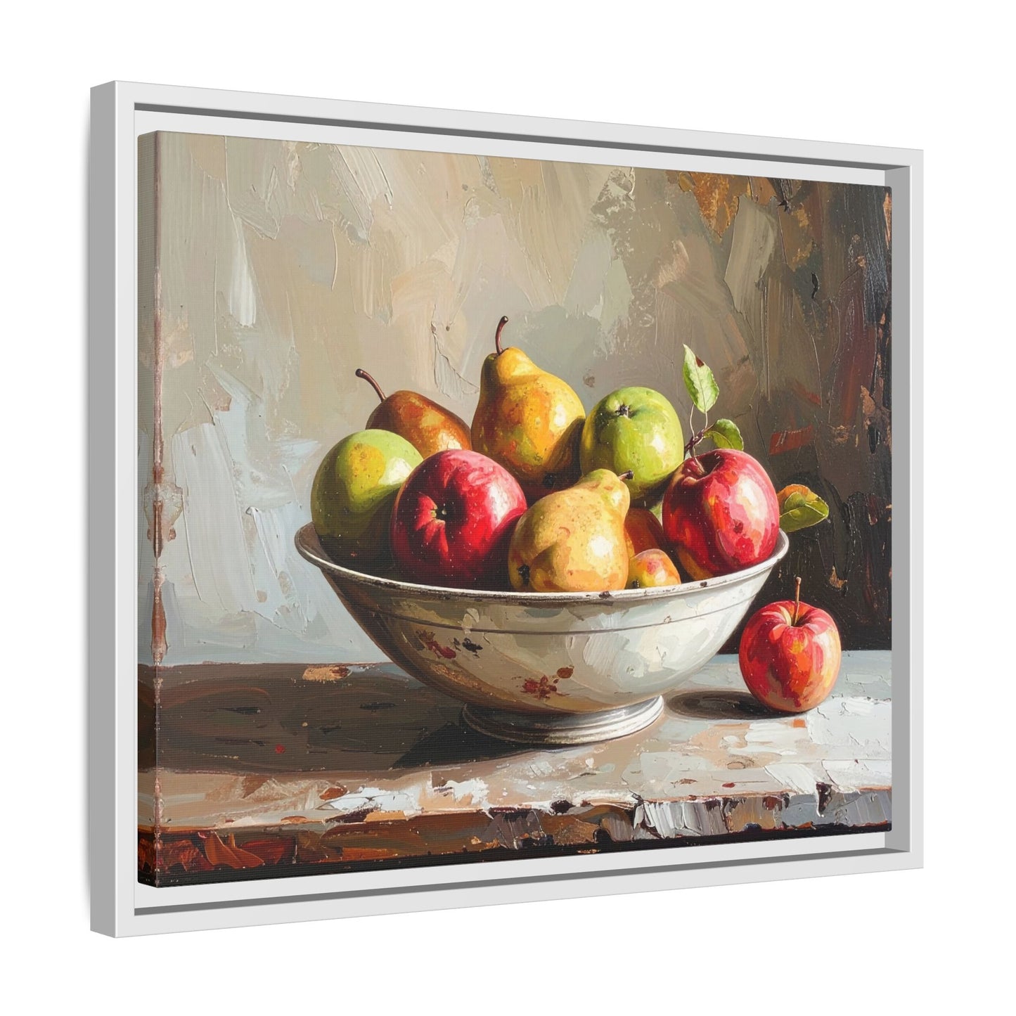Farmhouse Fruit Bowl - Framed Canvas