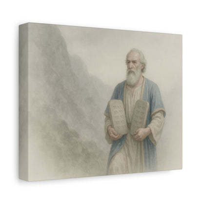 Moses Comes Down from the Mountain  - Canvas