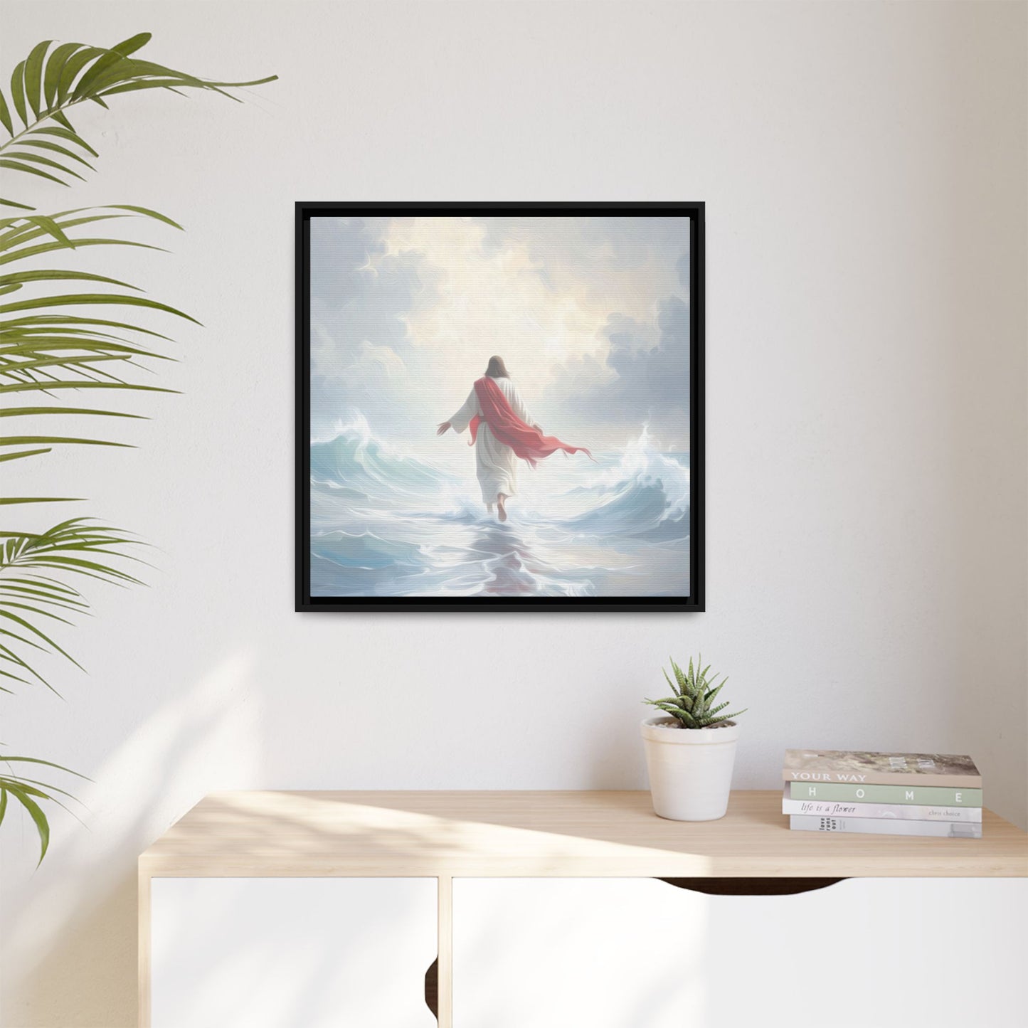 Faith Over Fear - Framed Canvas