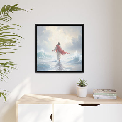 Faith Over Fear - Framed Canvas