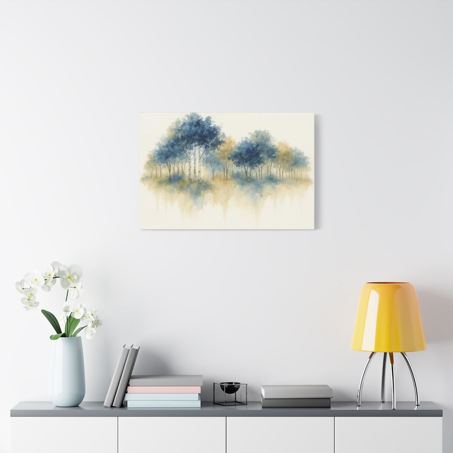 Floating Aspen and Birch Forest Canvas