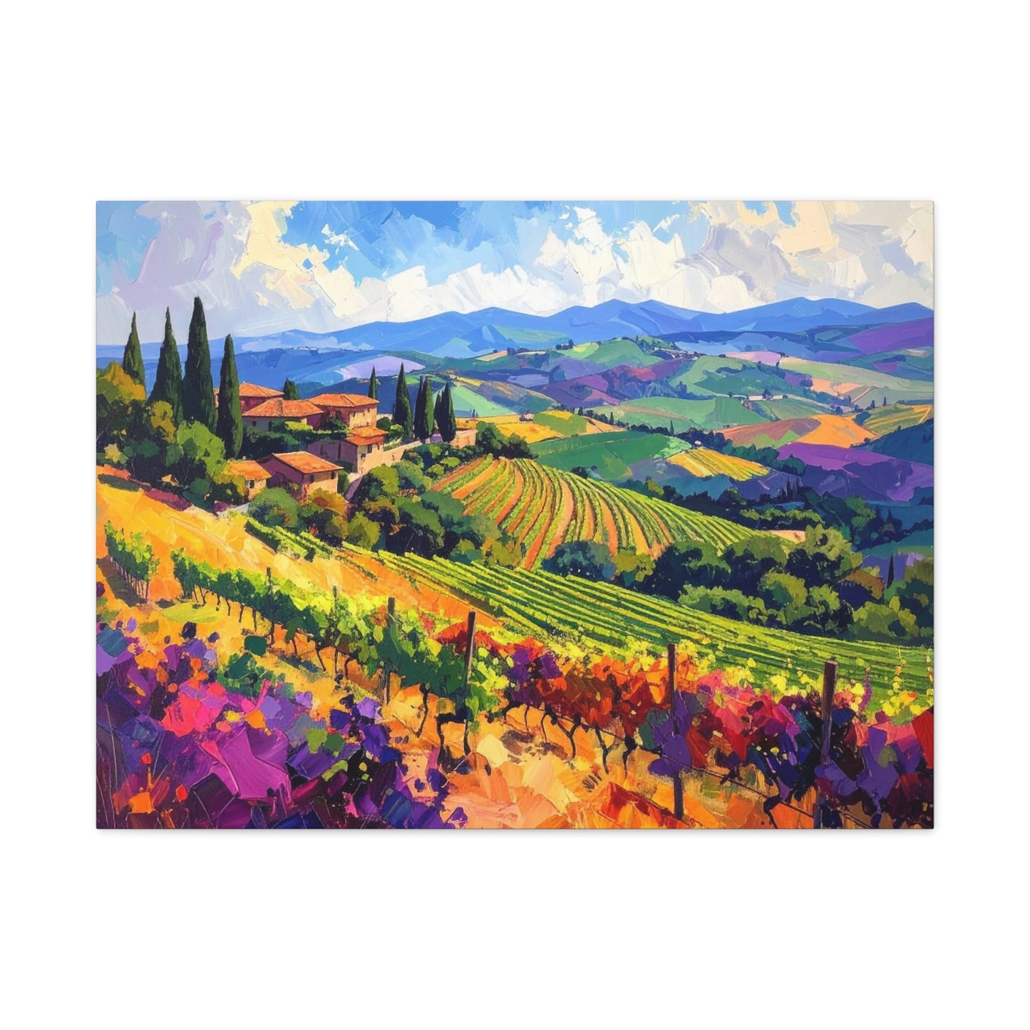 Italian Vineyard - Canvas