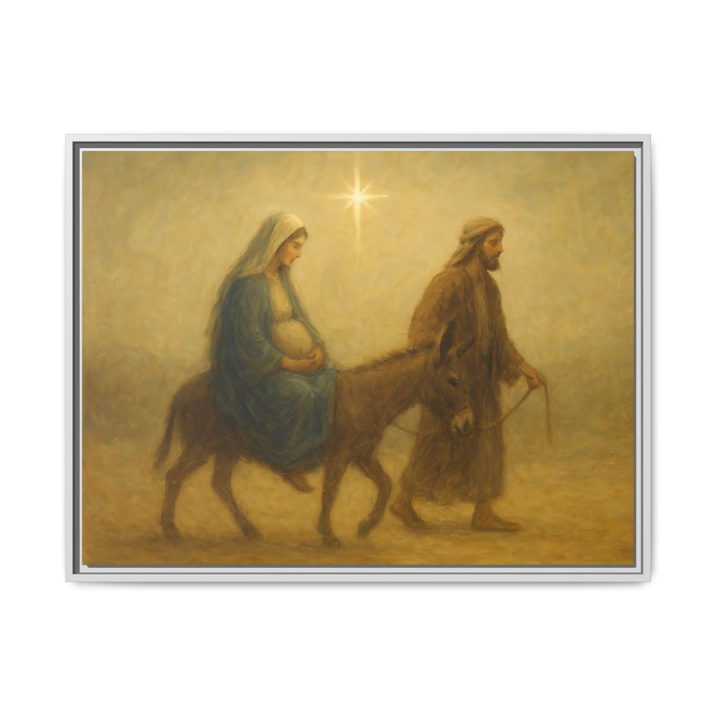 Journey to Bethlehem - Framed Canvas