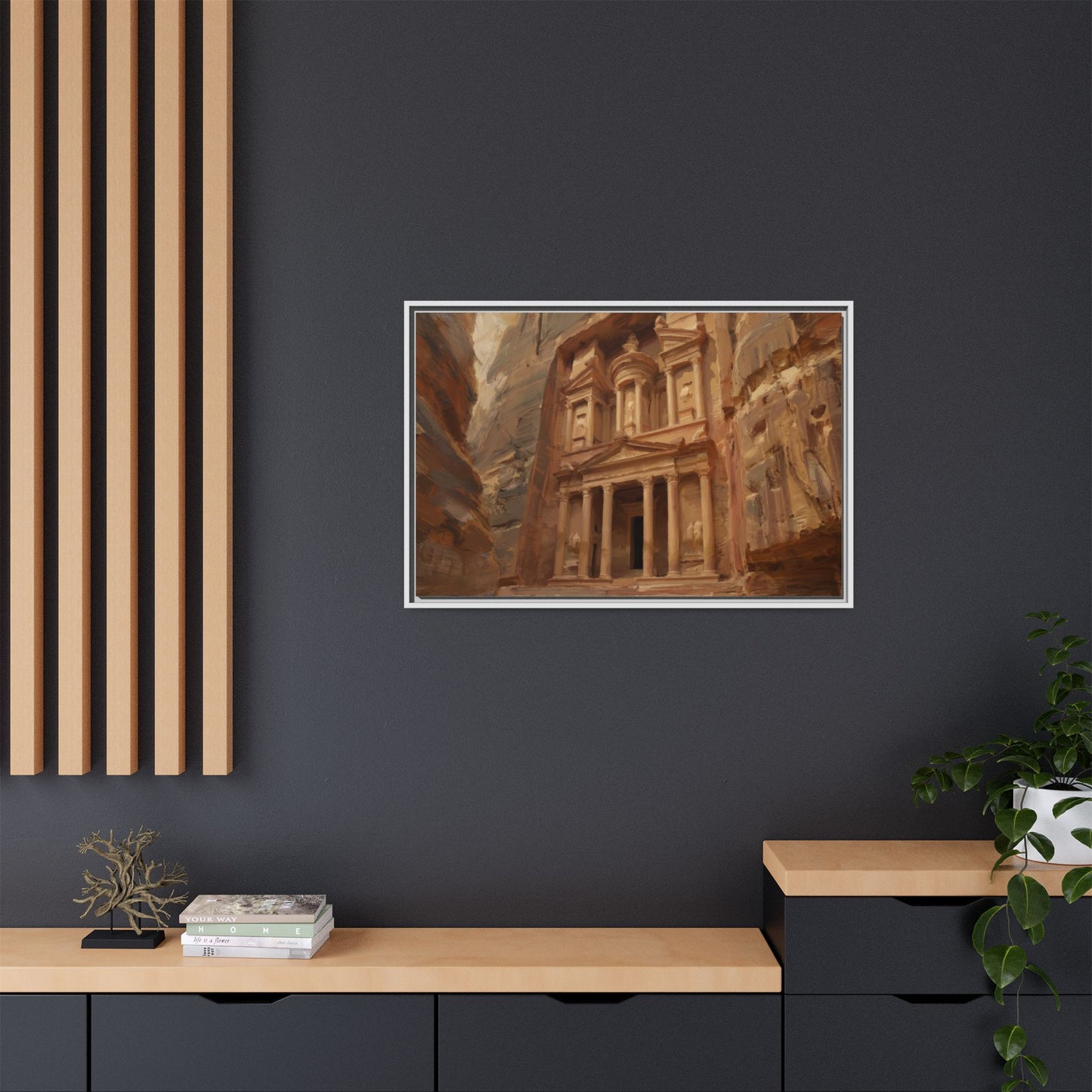 Petra - Framed Canvas