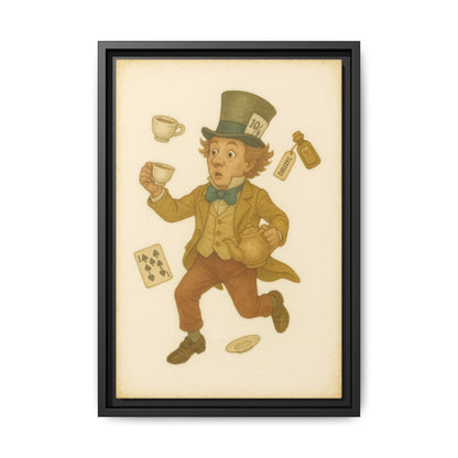 The Mad Hatter - Framed Canvas