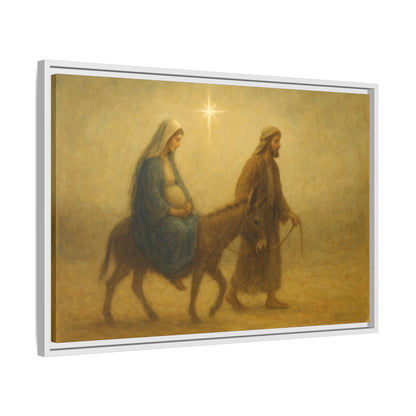 Journey to Bethlehem - Framed Canvas