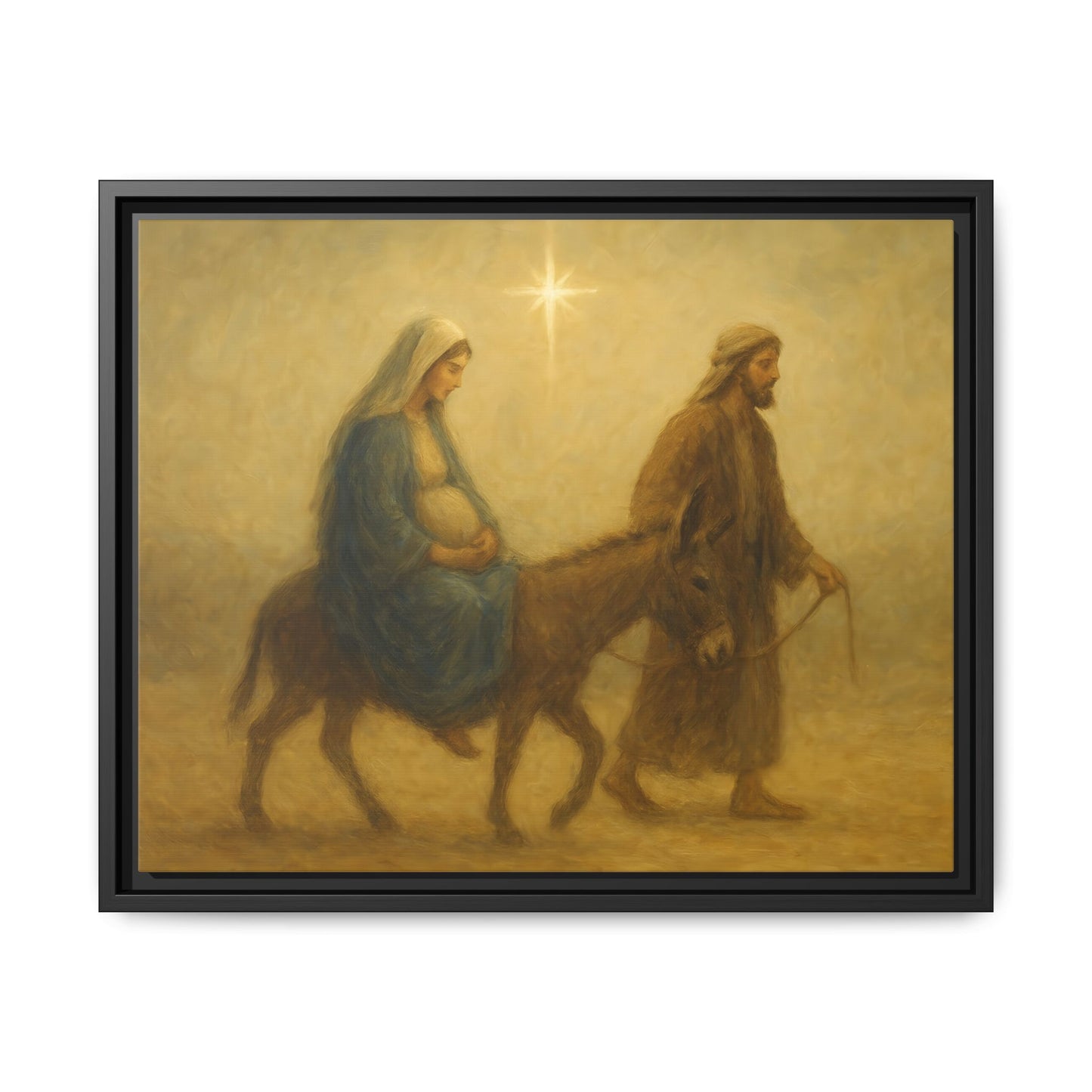 Journey to Bethlehem - Framed Canvas