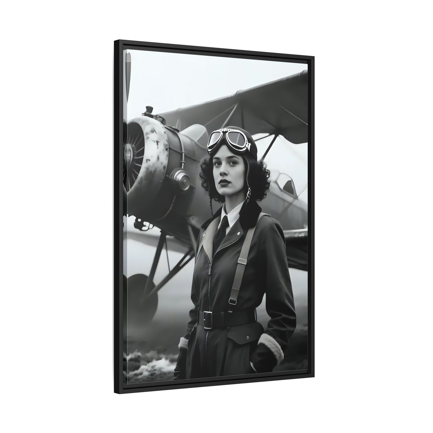 Lady of the Sky - Framed Canvas