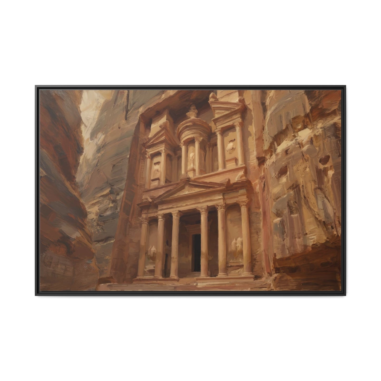 Petra - Framed Canvas