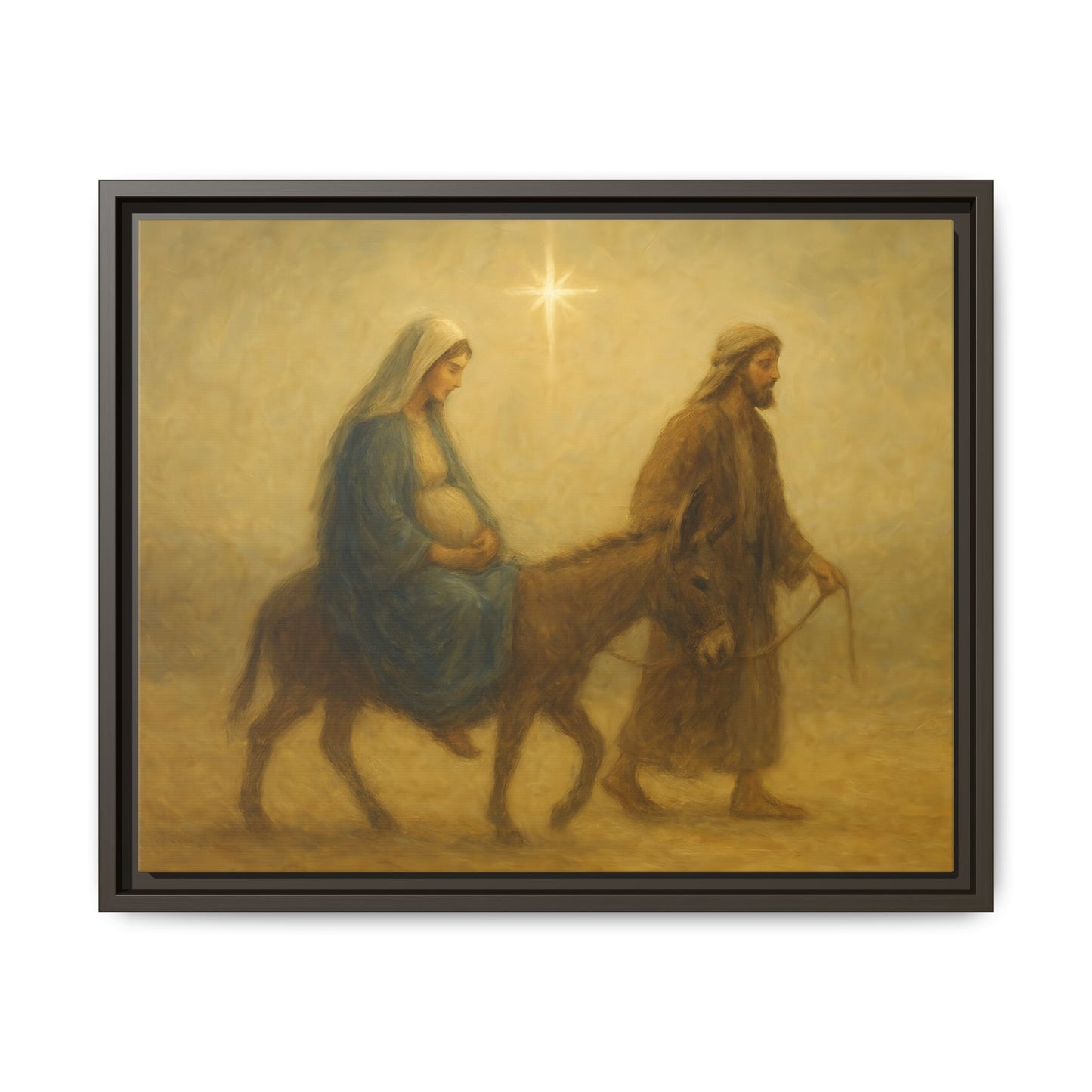 Journey to Bethlehem - Framed Canvas