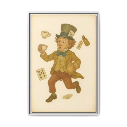 The Mad Hatter - Framed Canvas