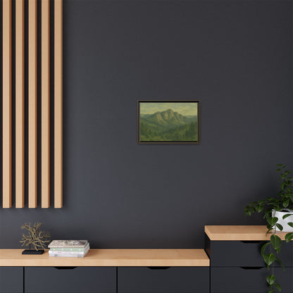 Green Mountains - Framed Canvas