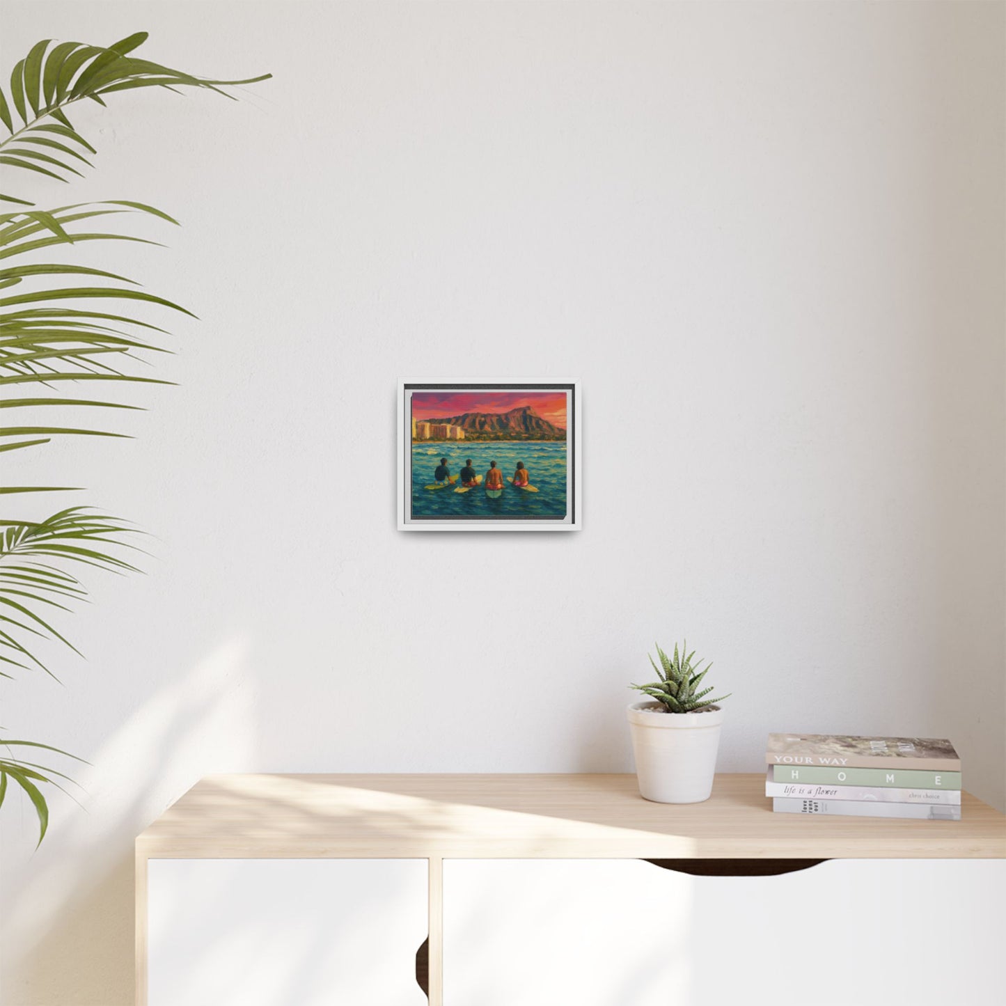 A Day On The Water - Framed Canvas