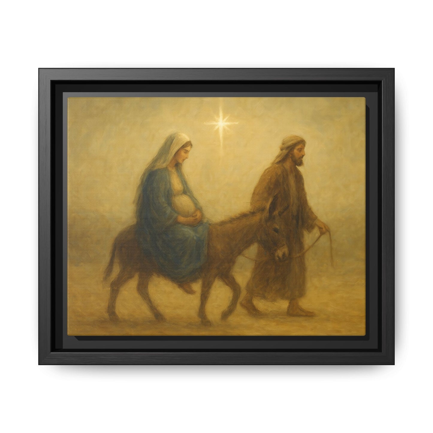 Journey to Bethlehem - Framed Canvas
