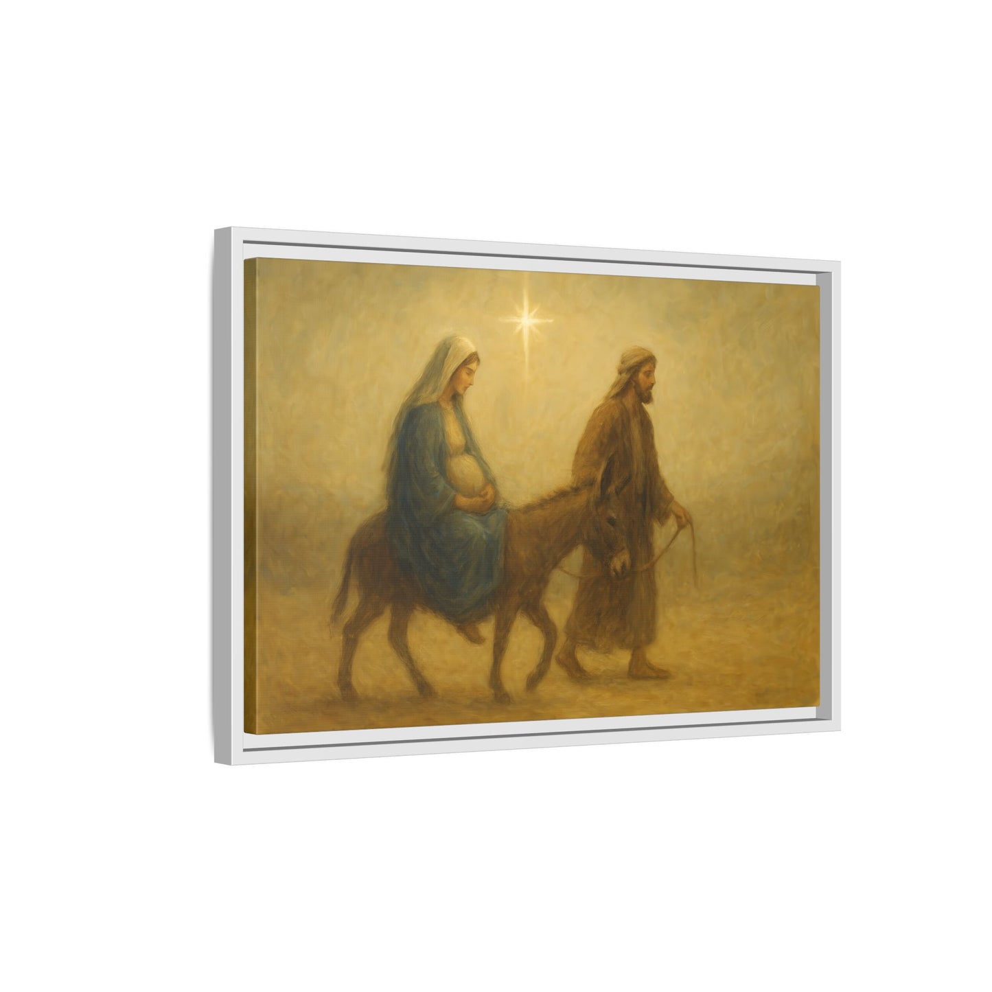 Journey to Bethlehem - Framed Canvas
