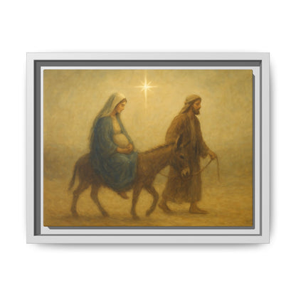 Journey to Bethlehem - Framed Canvas