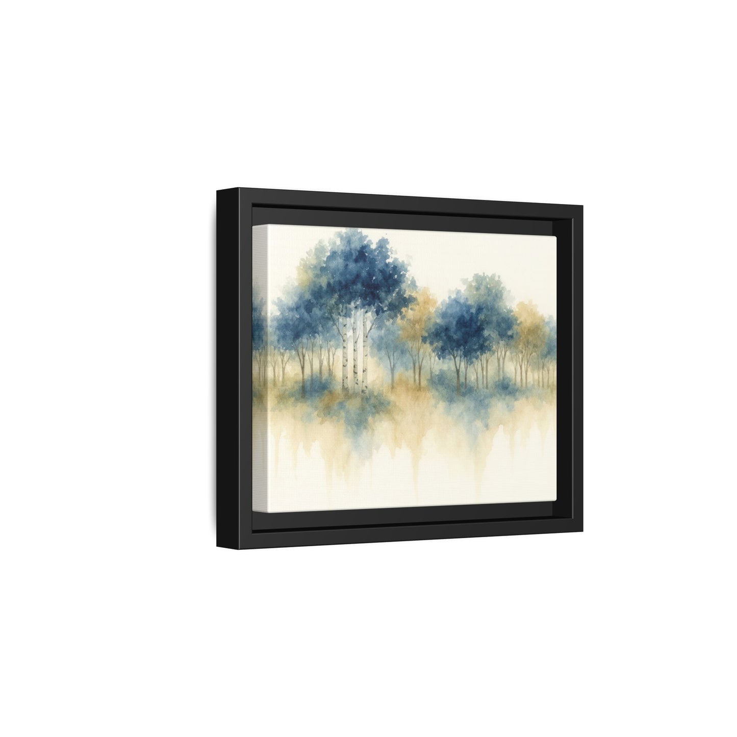 Floating Aspen and Birch Forest - Framed Canvas
