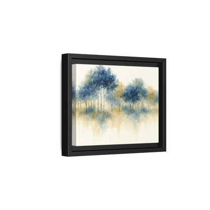 Floating Aspen and Birch Forest - Framed Canvas