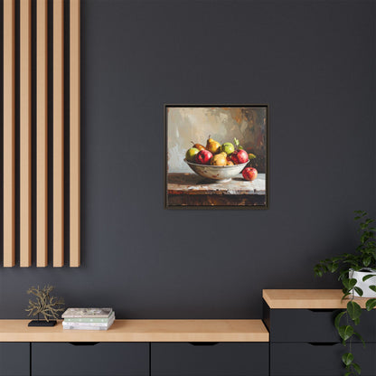 Farmhouse Fruit Bowl - Framed Canvas