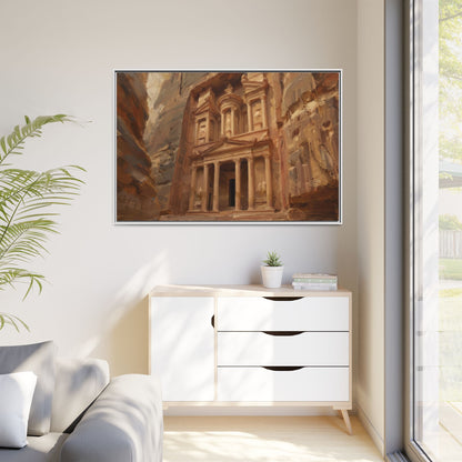 Petra - Framed Canvas