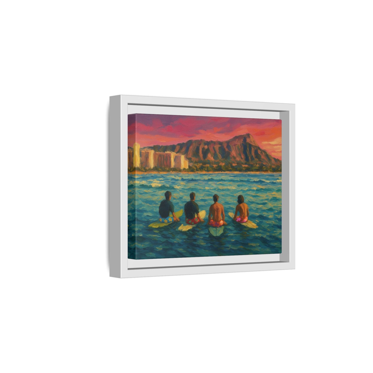 A Day On The Water - Framed Canvas
