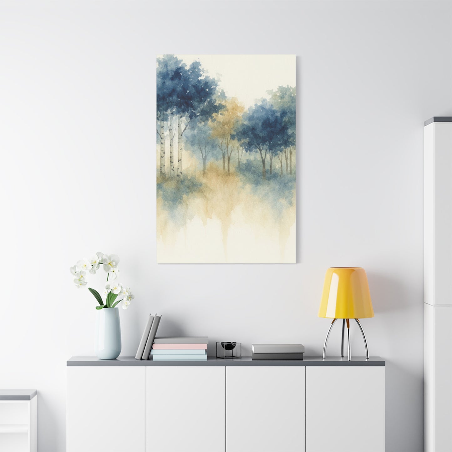 Floating Aspen and Birch Forest Canvas