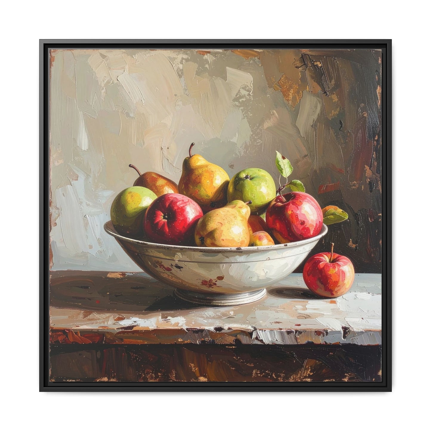 Farmhouse Fruit Bowl - Framed Canvas