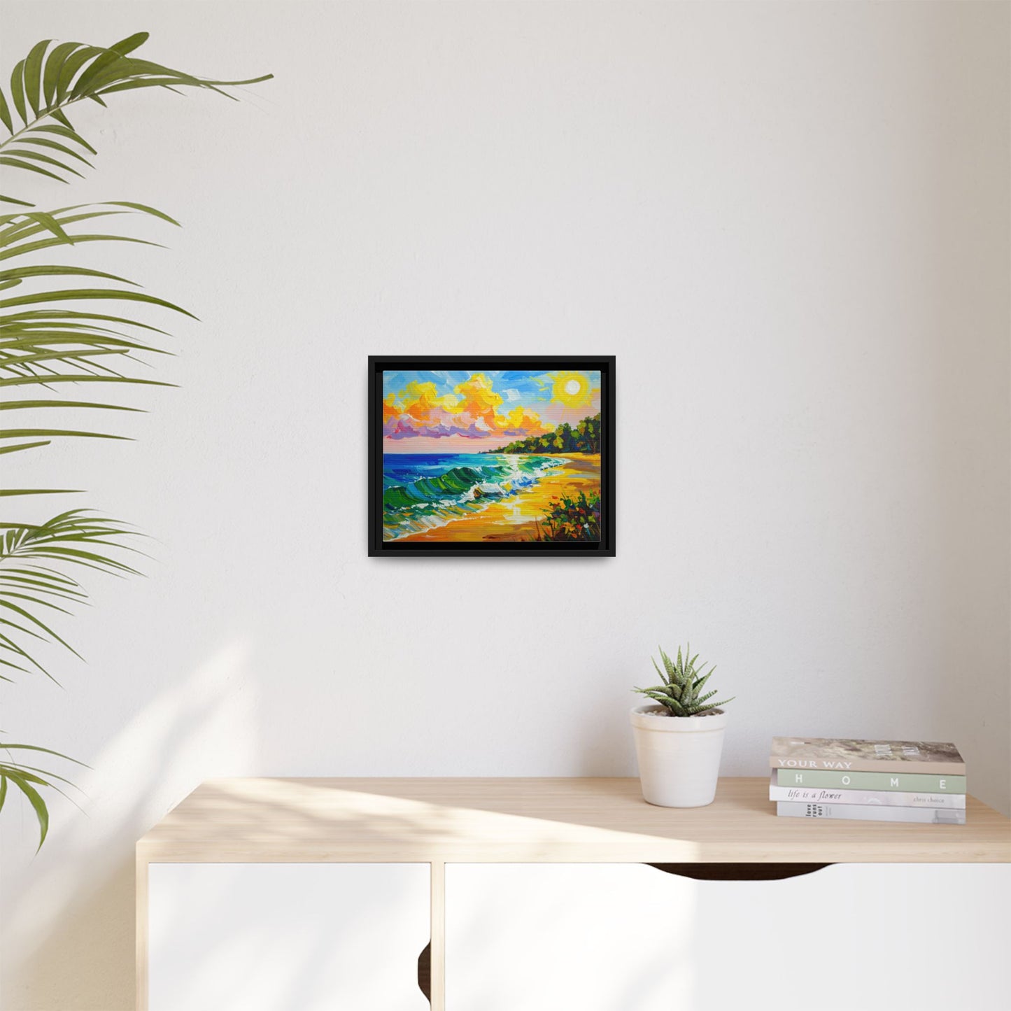 Tranquil Seascape- Framed Canvas