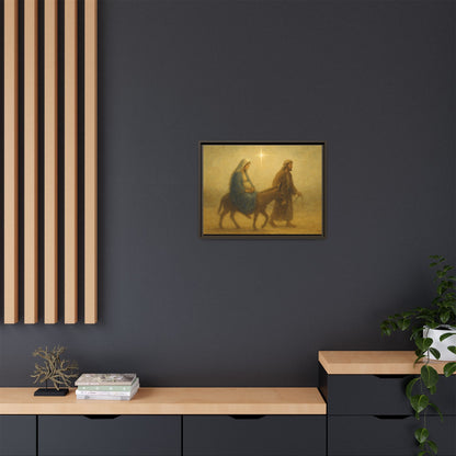 Journey to Bethlehem - Framed Canvas