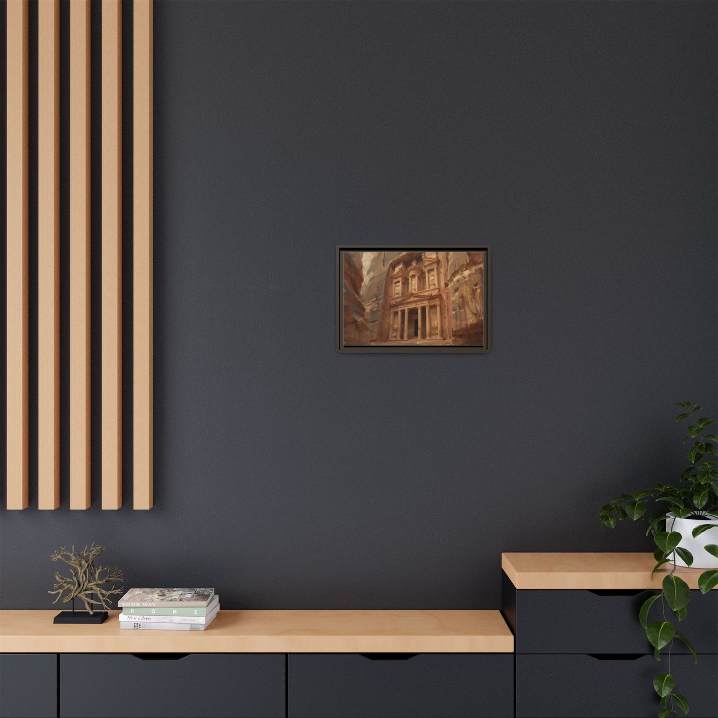 Petra - Framed Canvas