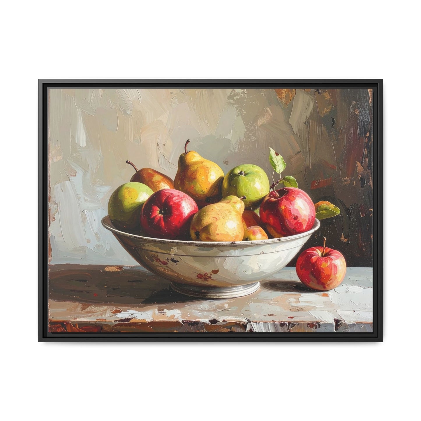 Farmhouse Fruit Bowl - Framed Canvas