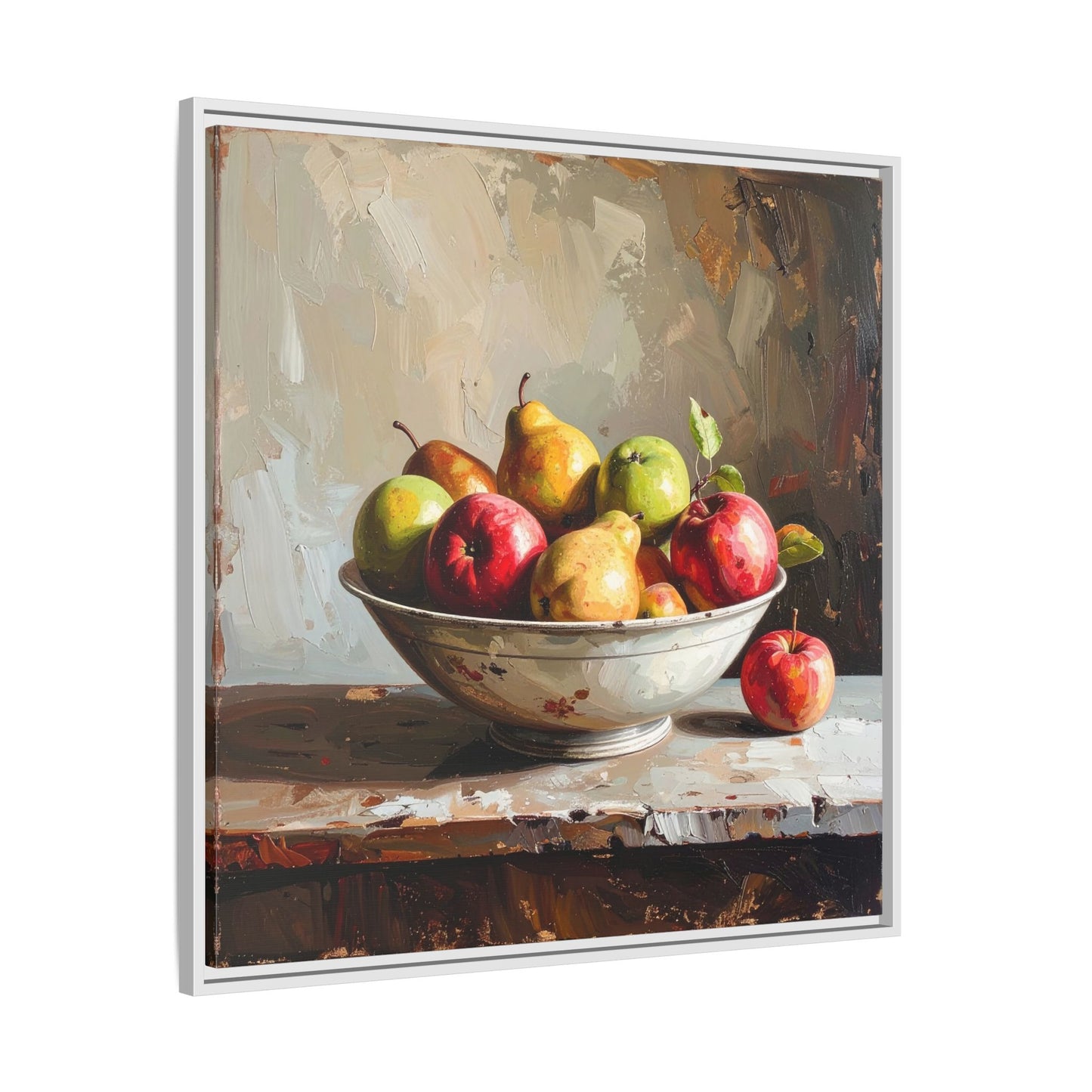 Farmhouse Fruit Bowl - Framed Canvas