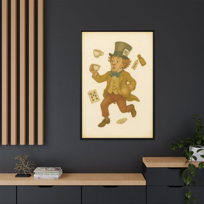 The Mad Hatter - Framed Canvas